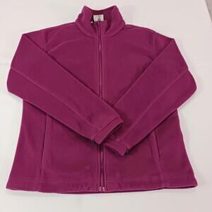 Columbia Jacket Women’s M Long Sleeve Zip Front Pink Pockets Interchange WL6581